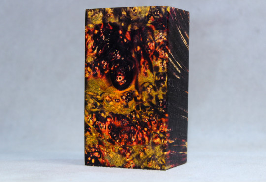 Stabilized Maple Burl Wood Mod Block